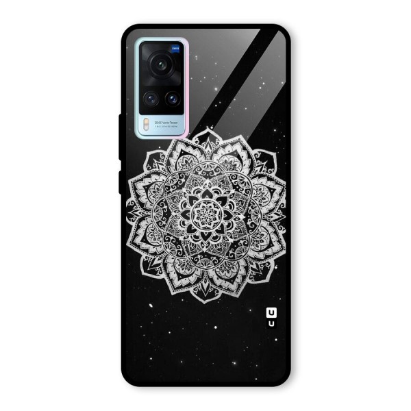 Beautiful Mandala Design Glass Back Case for Vivo X60