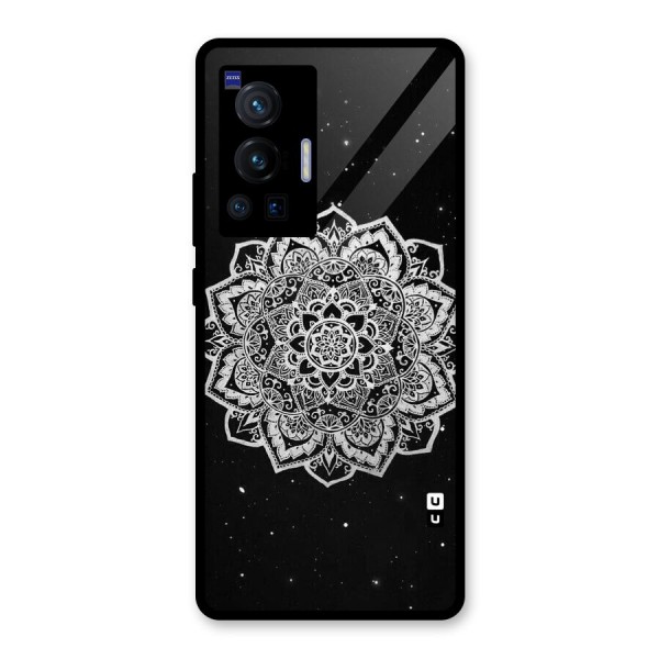 Beautiful Mandala Design Glass Back Case for Vivo X70 Pro