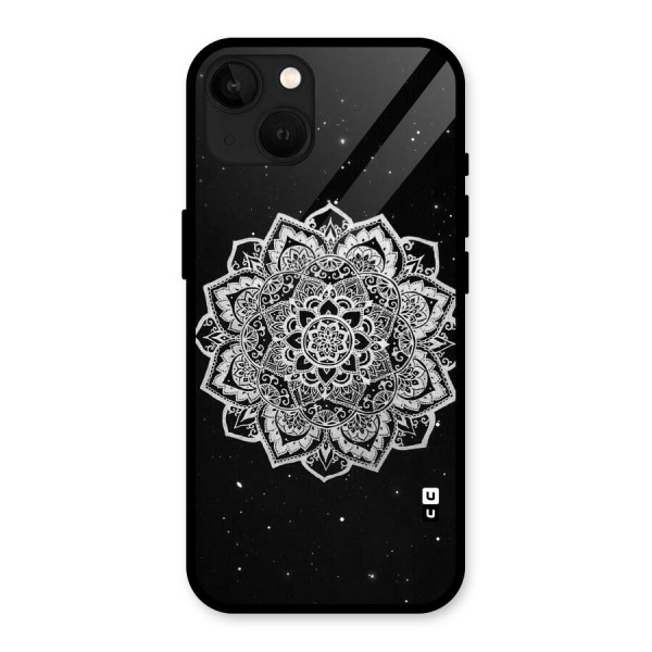 Beautiful Mandala Design Glass Back Case for iPhone 13