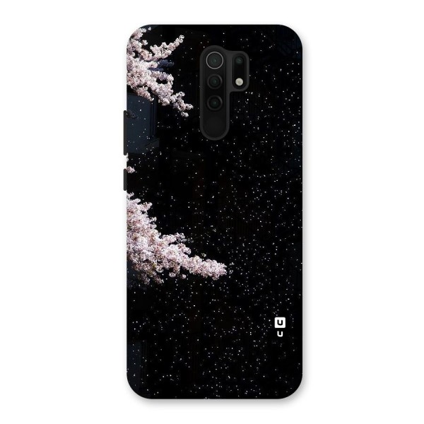 Beautiful Night Sky Flowers Back Case for Redmi 9 Prime