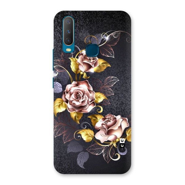 Beautiful Old Floral Design Back Case for Vivo Y15