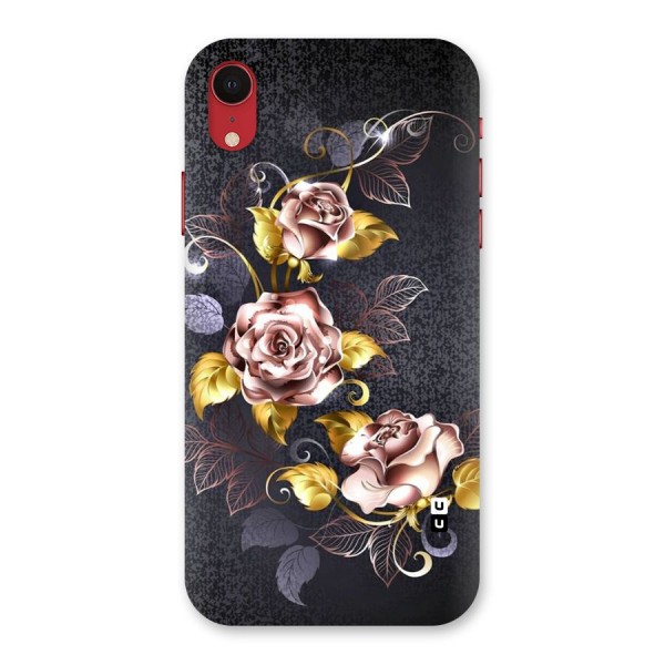 Beautiful Old Floral Design Back Case for iPhone XR