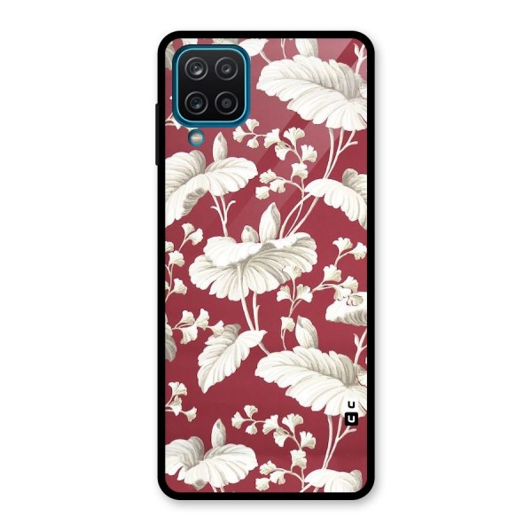 Beautiful Petals Glass Back Case for Galaxy A12