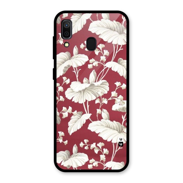 Beautiful Petals Glass Back Case for Galaxy A30