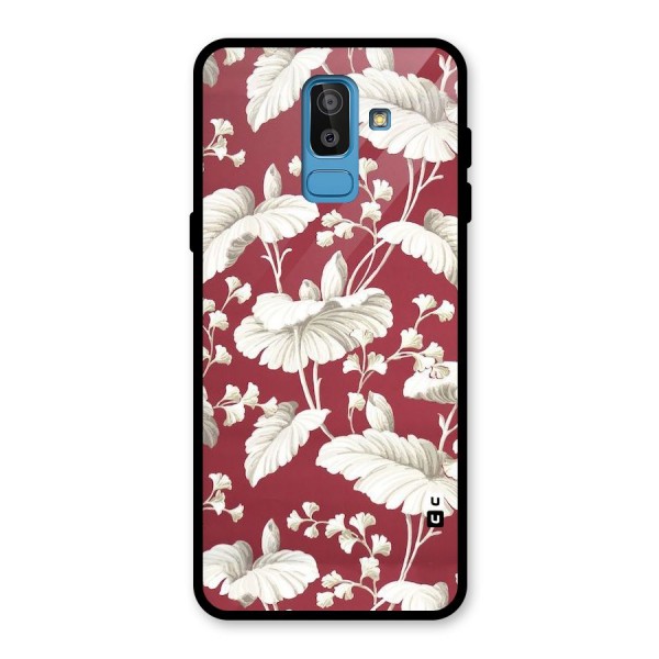 Beautiful Petals Glass Back Case for Galaxy J8