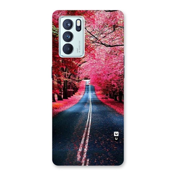 Beautiful Red Trees Back Case for Oppo Reno6 Pro 5G