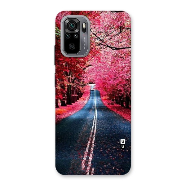 Beautiful Red Trees Back Case for Redmi Note 10