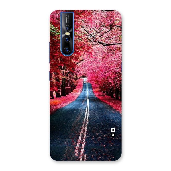 Beautiful Red Trees Back Case for Vivo V15 Pro