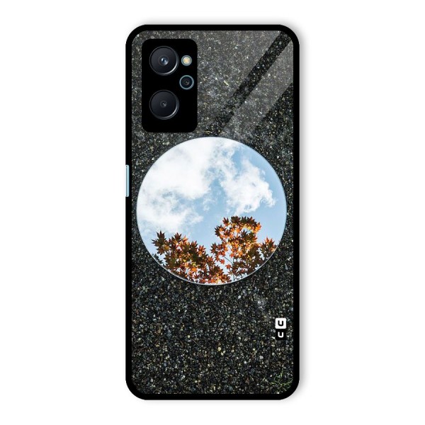 Beautiful Sky Leaves Glass Back Case for Realme 9i