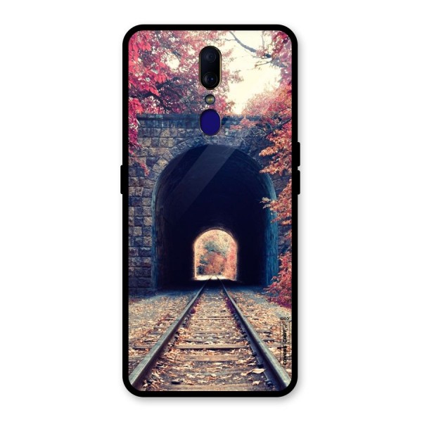 Beautiful Track Glass Back Case for Oppo F11