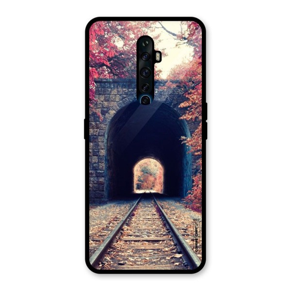 Beautiful Track Glass Back Case for Oppo Reno2 Z