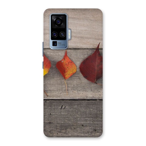 Beautiful Wood Leafs Back Case for Vivo X50 Pro