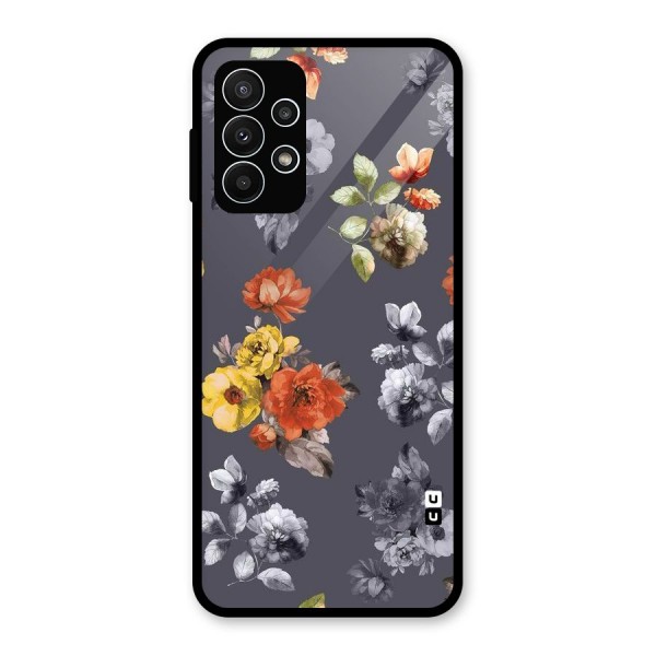 Beauty Art Bloom Glass Back Case for Galaxy A23