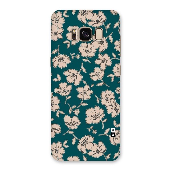 Beauty Green Bloom Back Case for Galaxy S8