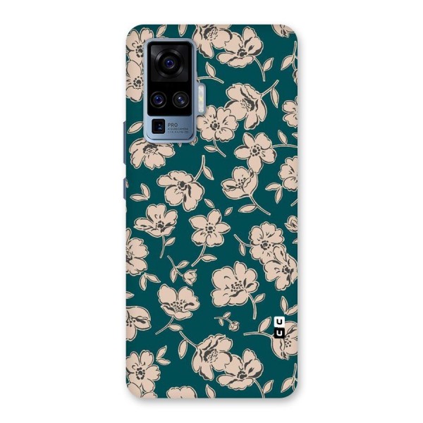 Beauty Green Bloom Back Case for Vivo X50 Pro