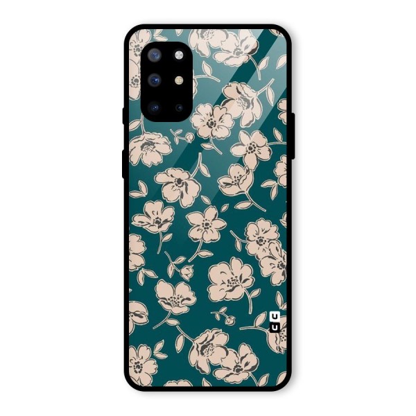 Beauty Green Bloom Glass Back Case for OnePlus 8T