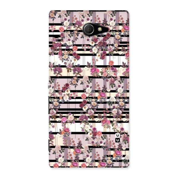 Beauty In Floral Back Case for Sony Xperia M2