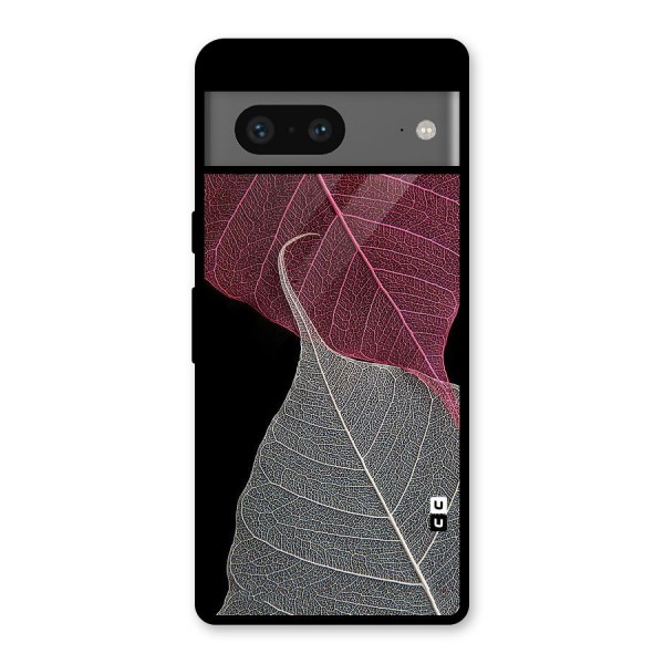 Beauty Leaf Glass Back Case for Google Pixel 7