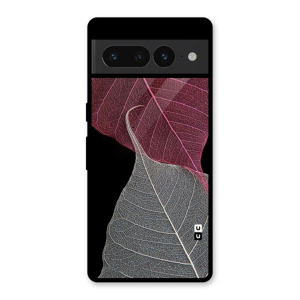 Beauty Leaf Glass Back Case for Google Pixel 7 Pro