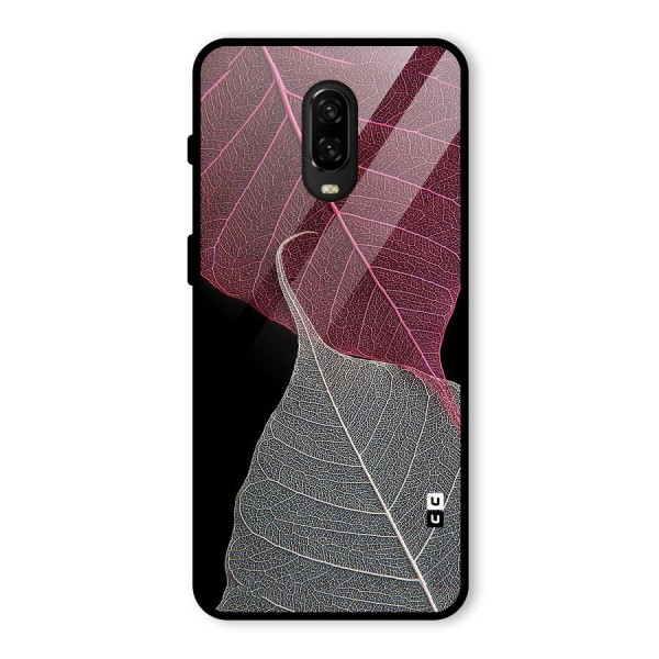 Beauty Leaf Glass Back Case for OnePlus 6T