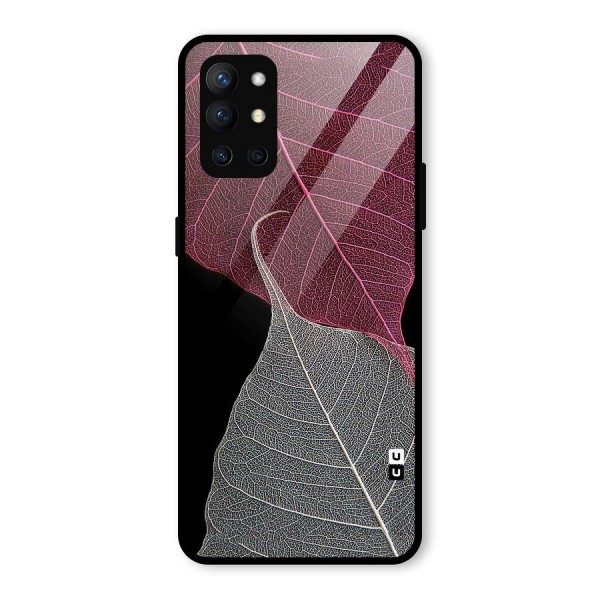 Beauty Leaf Glass Back Case for OnePlus 9R