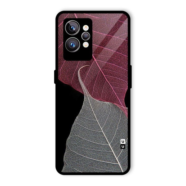 Beauty Leaf Glass Back Case for Realme GT2 Pro