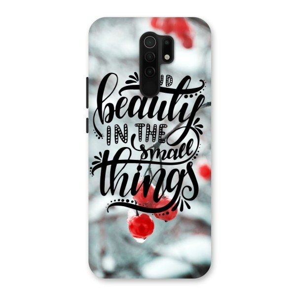 Beauty in Small Things Back Case for Redmi 9 Prime