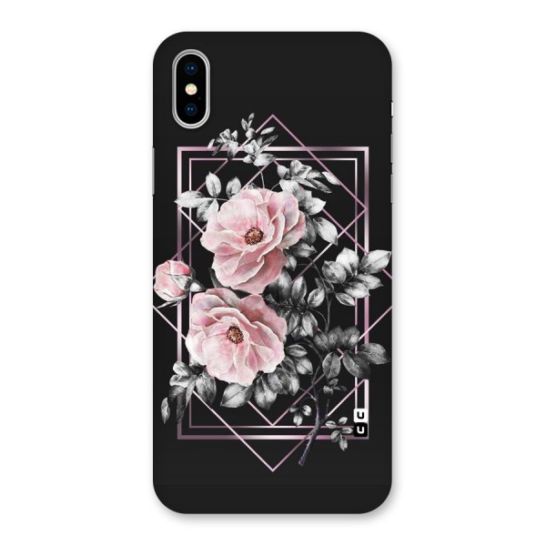 Beguilling Pink Floral Back Case for iPhone X