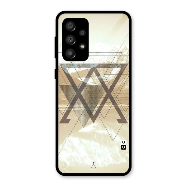 Beige View Glass Back Case for Galaxy A32