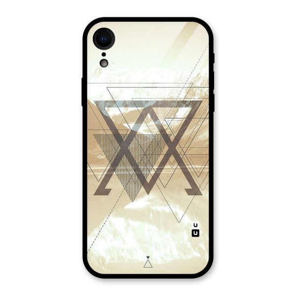 Beige View Glass Back Case for XR