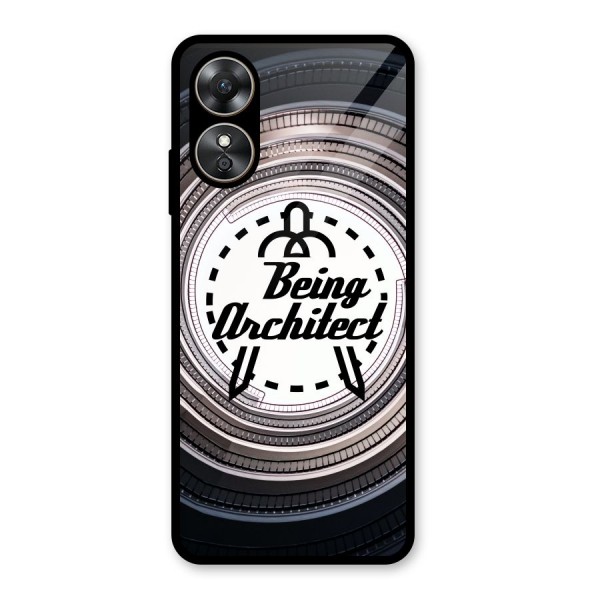 Being Architect Glass Back Case for Oppo A17