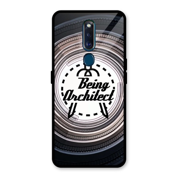 Being Architect Glass Back Case for Oppo F11 Pro