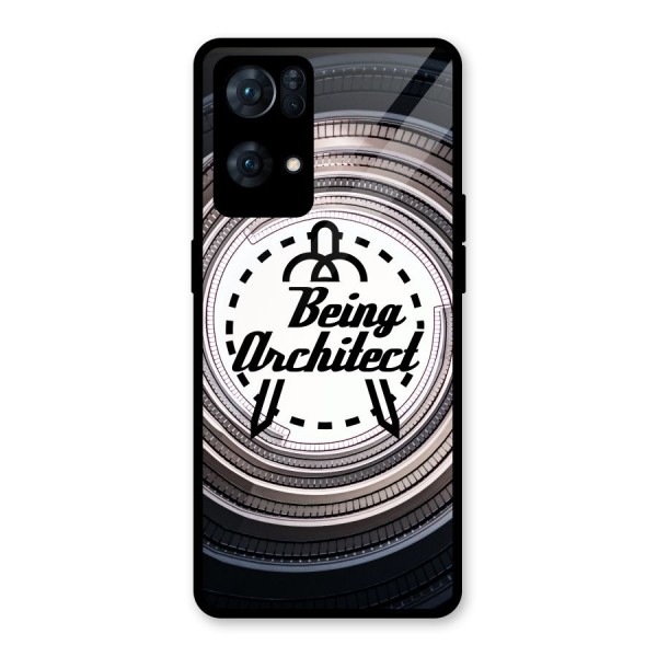 Being Architect Glass Back Case for Oppo Reno7 Pro 5G