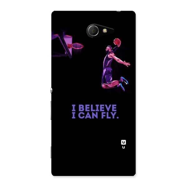 Believe And Fly Back Case for Sony Xperia M2