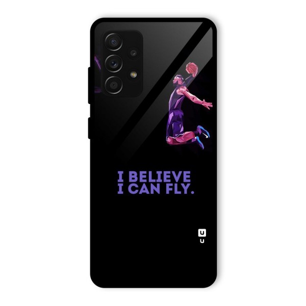 Believe And Fly Glass Back Case for Galaxy A53 5G