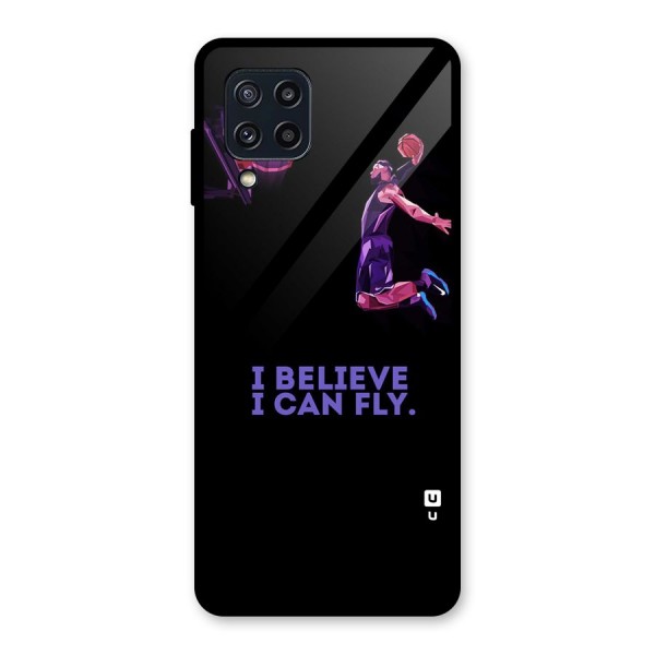 Believe And Fly Glass Back Case for Galaxy M32