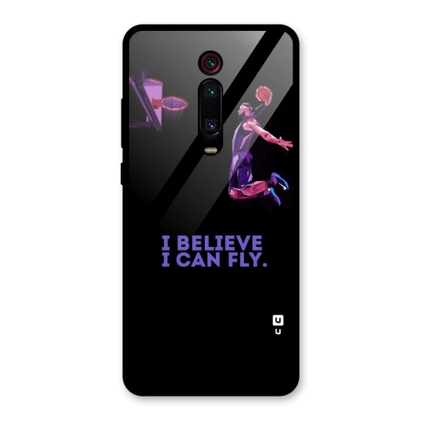 Believe And Fly Glass Back Case for Redmi K20 Pro