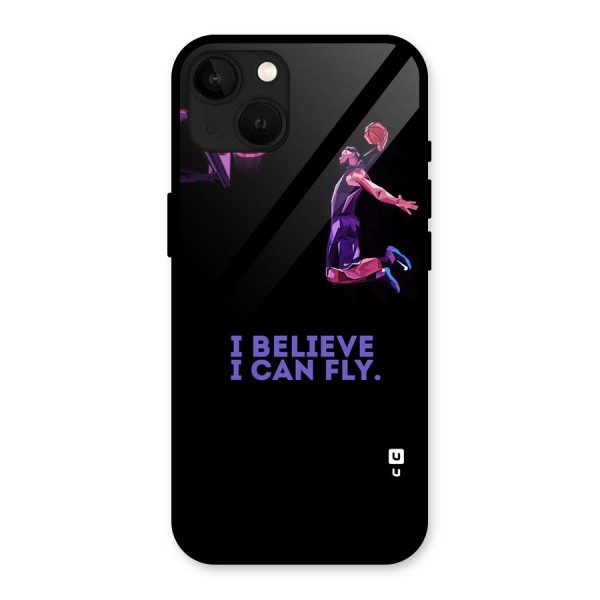 Believe And Fly Glass Back Case for iPhone 13