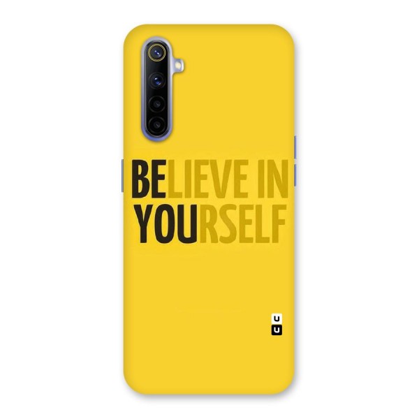 Believe Yourself Yellow Back Case for Realme 6i