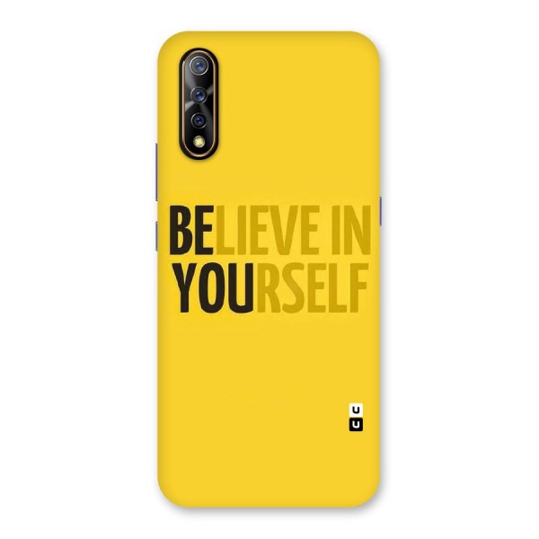 Believe Yourself Yellow Back Case for Vivo Z1x