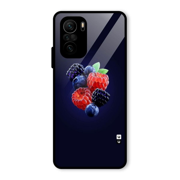 Berry Blast Glass Back Case for Mi 11x