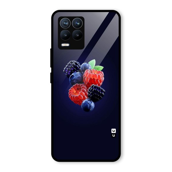 Berry Blast Glass Back Case for Realme 8 Pro