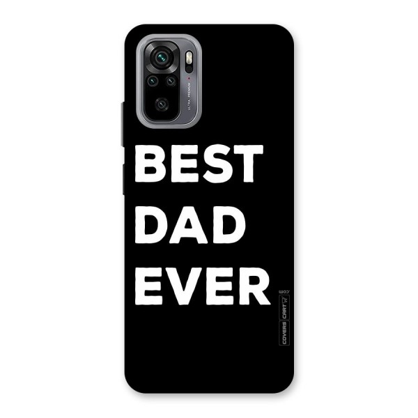 Best Dad Ever Back Case for Redmi Note 10