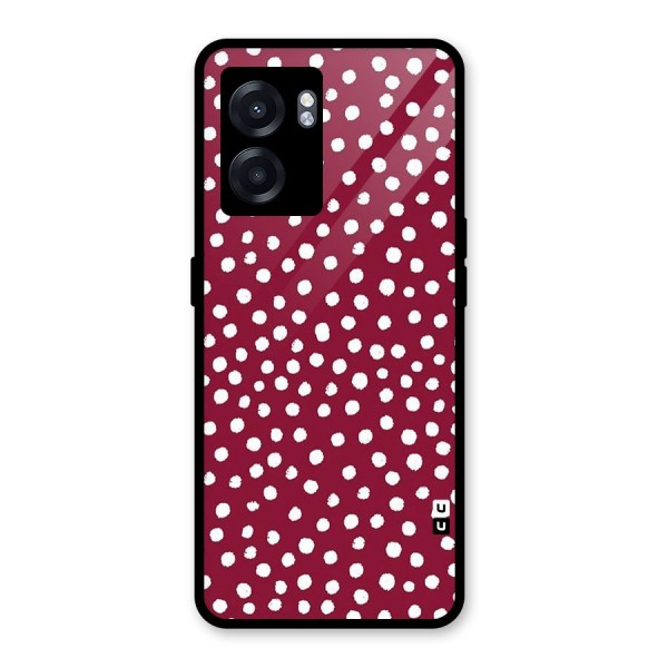 Best Dots Pattern Glass Back Case for Oppo K10 (5G)