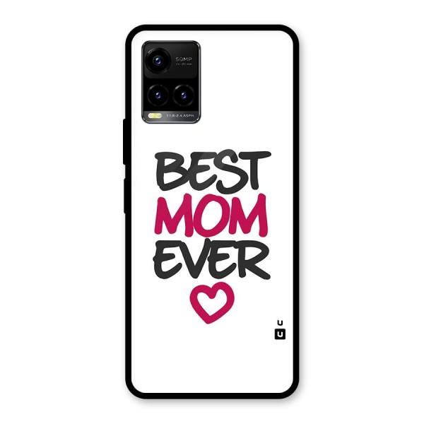 Best Mom Ever Glass Back Case for Vivo Y21 2021