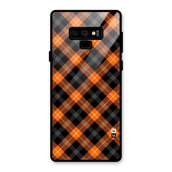 Best Textile Pattern Glass Back Case for Galaxy Note 9