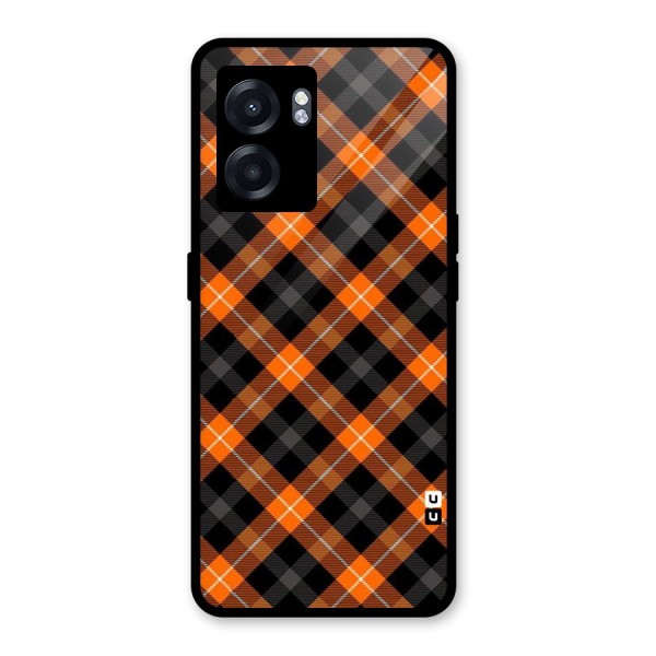 Best Textile Pattern Glass Back Case for Oppo K10 (5G)