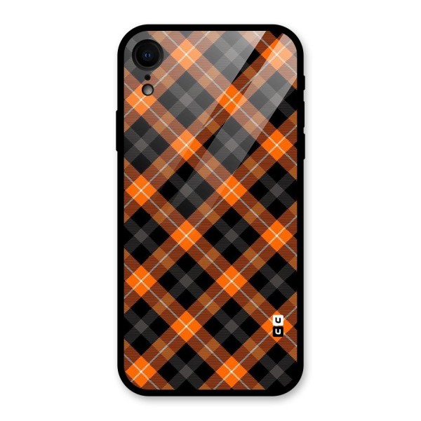 Best Textile Pattern Glass Back Case for XR