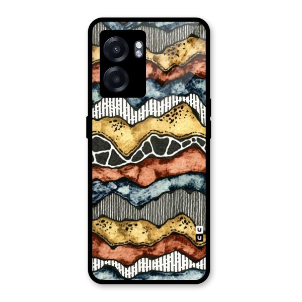 Best Texture Pattern Glass Back Case for Oppo K10 (5G)