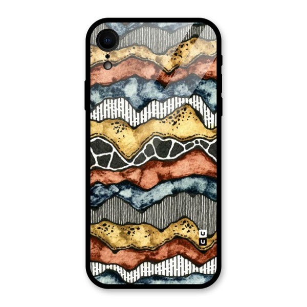 Best Texture Pattern Glass Back Case for XR